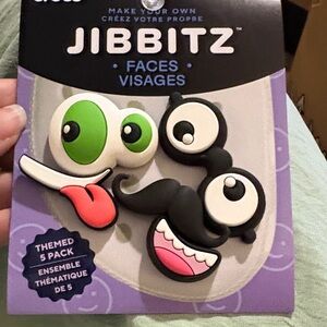 New Crocs Jibbitz Faces 5pc Set